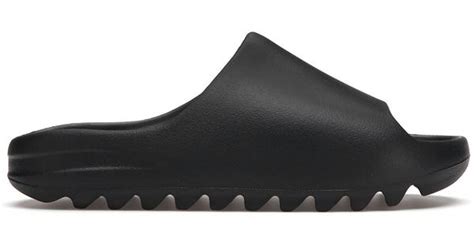 yeezy slides black men